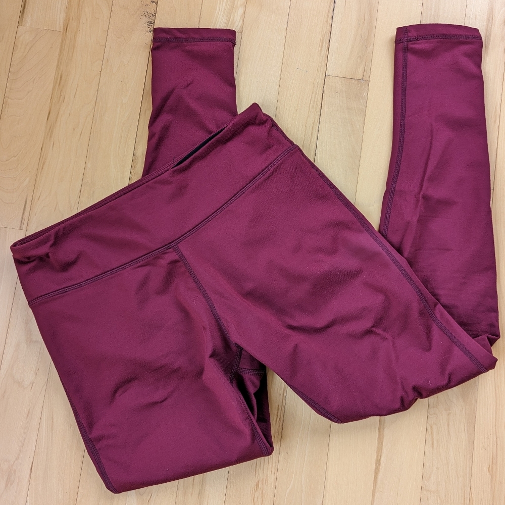 Baleaf women's lined wine leggings
